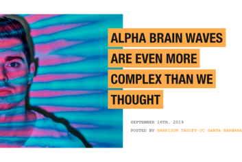 Alpha brain waves